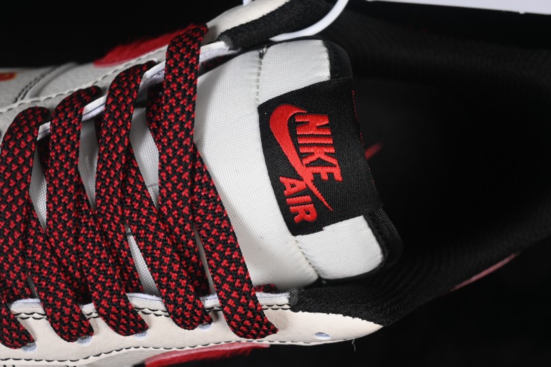 Nike Air Force 1 '07 Low Year of the Horse White Red Horsehair Casual Sneakers - QW5288-126