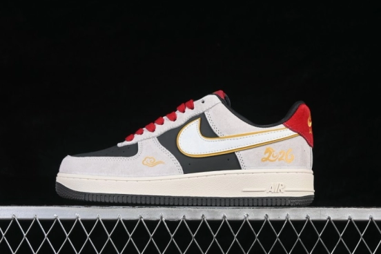 Nike Air Force 1 '07 Low Chinese New Year Limited Edition White Grey Running Shoes - KD1688-006