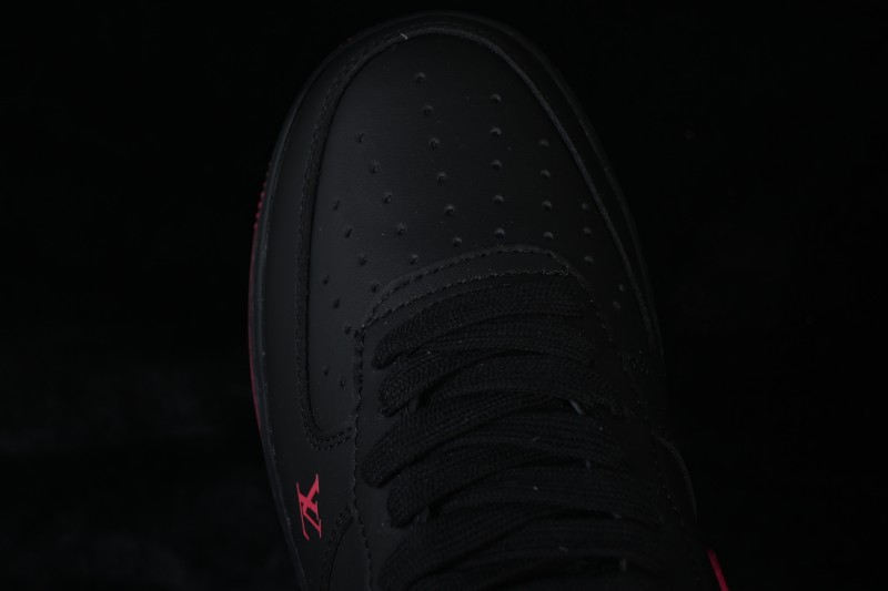Nike Air Force 1 '07 Low Chinese New Year Edition Black and Rose Gold Basketball Sneakers - FV3694-102