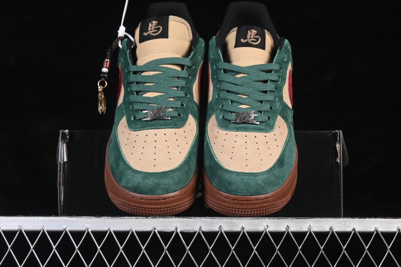 Nike Air Force 1 '07 Low Year of the Horse Forest Dune Low-Top Casual Skateboarding Shoes - XY9025-006