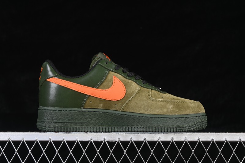 Nike Air Force 1 '07 Low Year of the Horse Edition Military Green with Orange Star Casual Skateboarding Shoes - XY9025-010