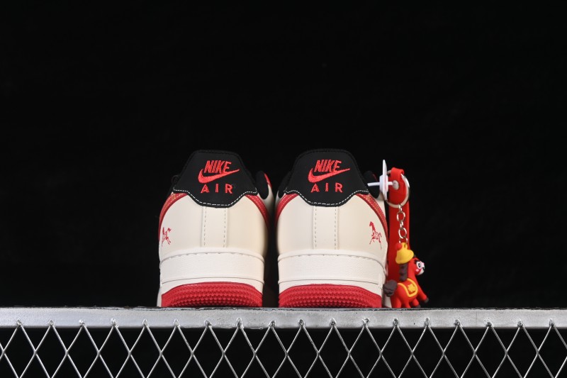 Nike Air Force 1 '07 Low Year of the Horse Limited Edition Red & Gold Casual Skateboarding Shoes - FC1688-260