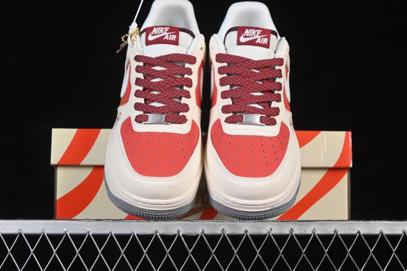 Nike Air Force 1 '07 Low Year of the Horse Limited Edition Red-White Contrast Casual Sneakers - JP2026-151