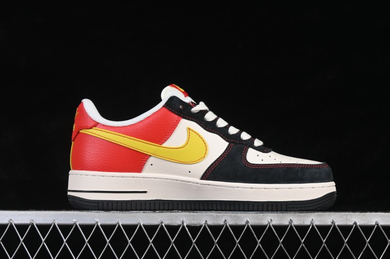 Nike Air Force 1'07 Low Collaborative Casual Skateboarding Shoes with All-New Leather Upper and Full-Length Air Cushion - XD0028-002