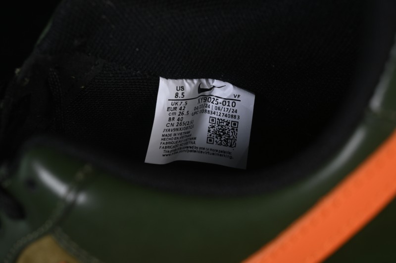 Nike Air Force 1 '07 Low Year of the Horse Edition Military Green with Orange Star Casual Skateboarding Shoes - XY9025-010