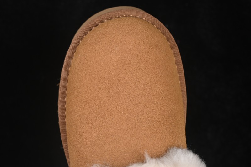 UGG Tazzelle Cow Split Leather Fleece-Lined Comfortable Platform Ankle Snow Boots - AJD4