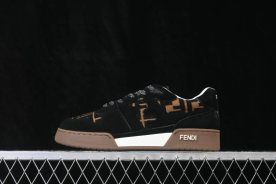 Fendi Match Round Toe Thick Sole Low-Top Casual Sneakers - AHH2F1FHS