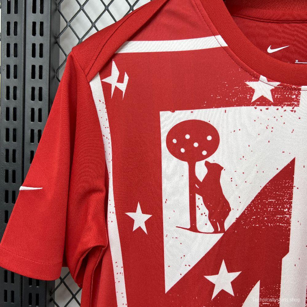 2025/26 Mens Atletico Madrid Pre-Match Jersey