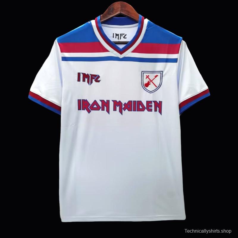 22/23 West Ham United Iron Maiden Away White Jersey