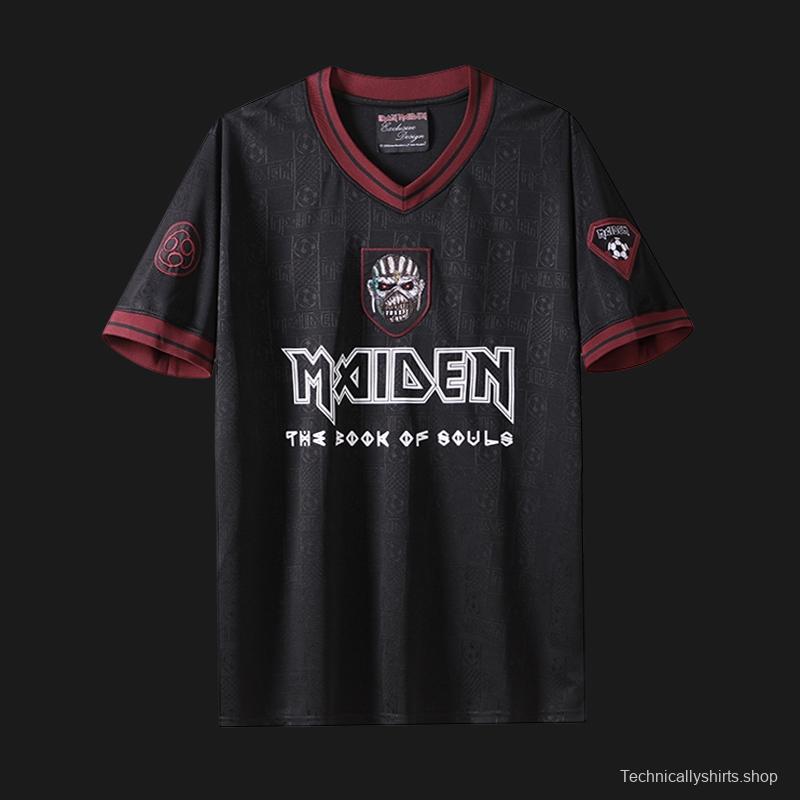 Retro 2016 West Ham United x Iron Maiden Black Jersey