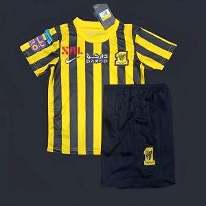 23/24 Kids Al-Ittihad Club Home Jersey