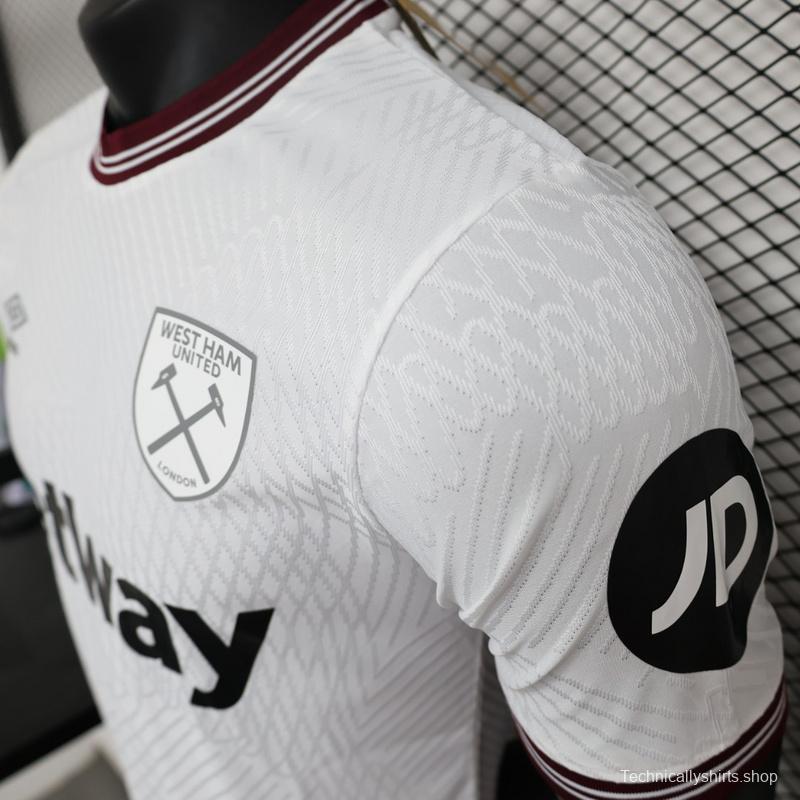 Player Version 23/24 West Ham United Away Jersey