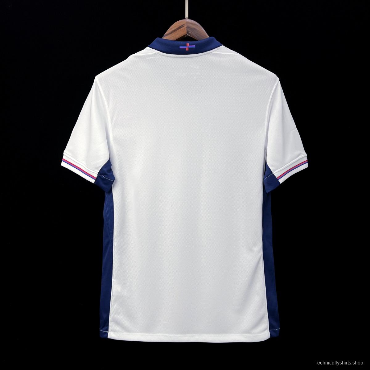 2024 England Home White Jersey