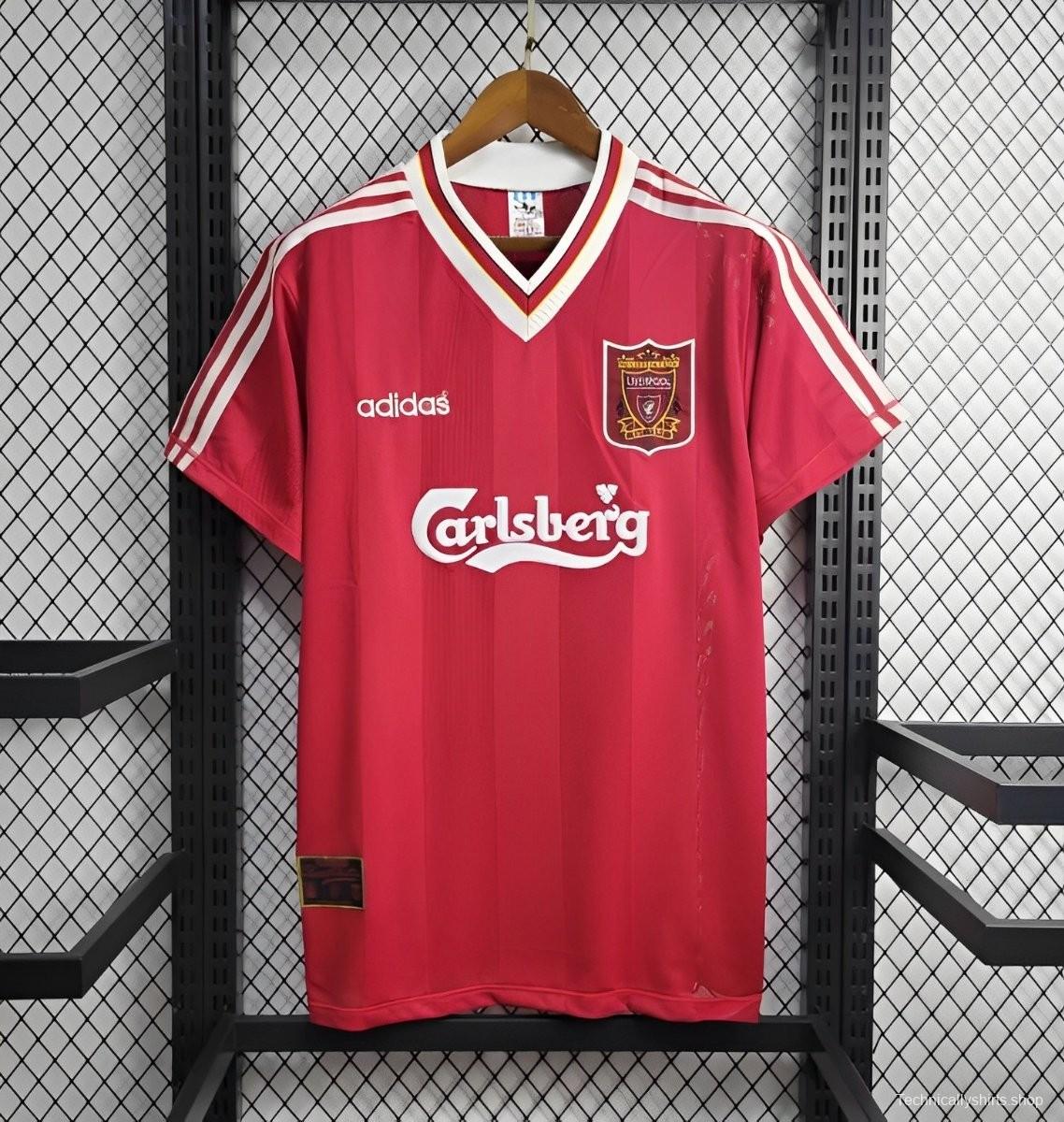 Retro 1995/96 Liverpool Home Jersey