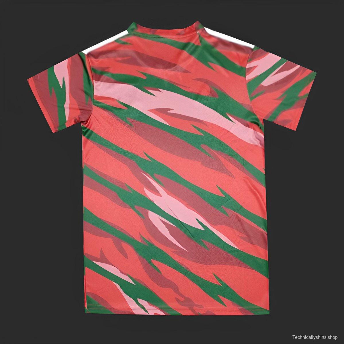 2024 Wales Orange Stripe Pre-Match Jersey