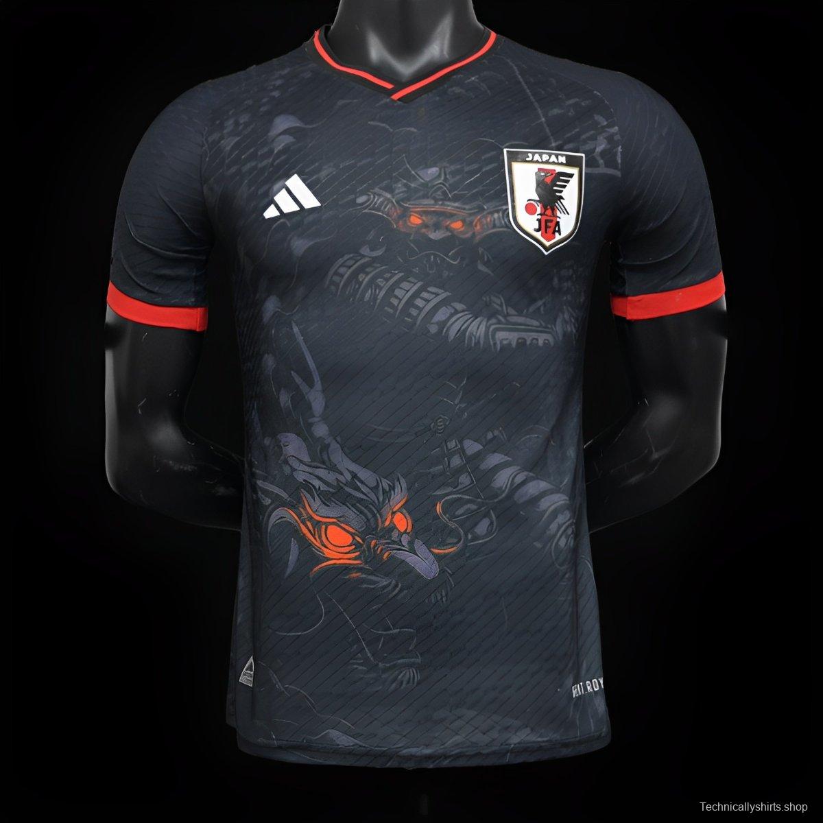 Player Version 2024 Japan Black Dragon With Glared Eye Concept Jersey