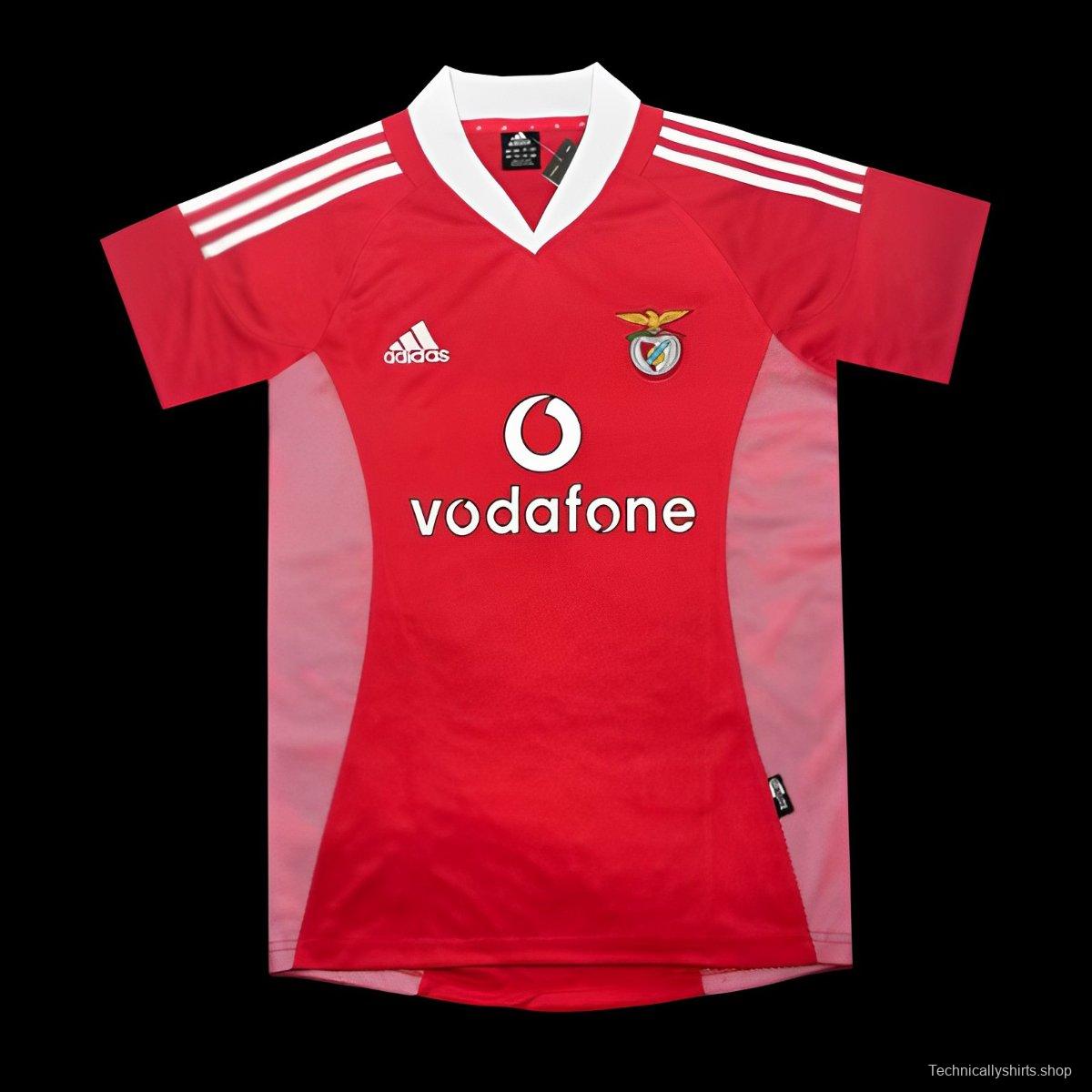 Retro 02/03 Benfica Home Jersey