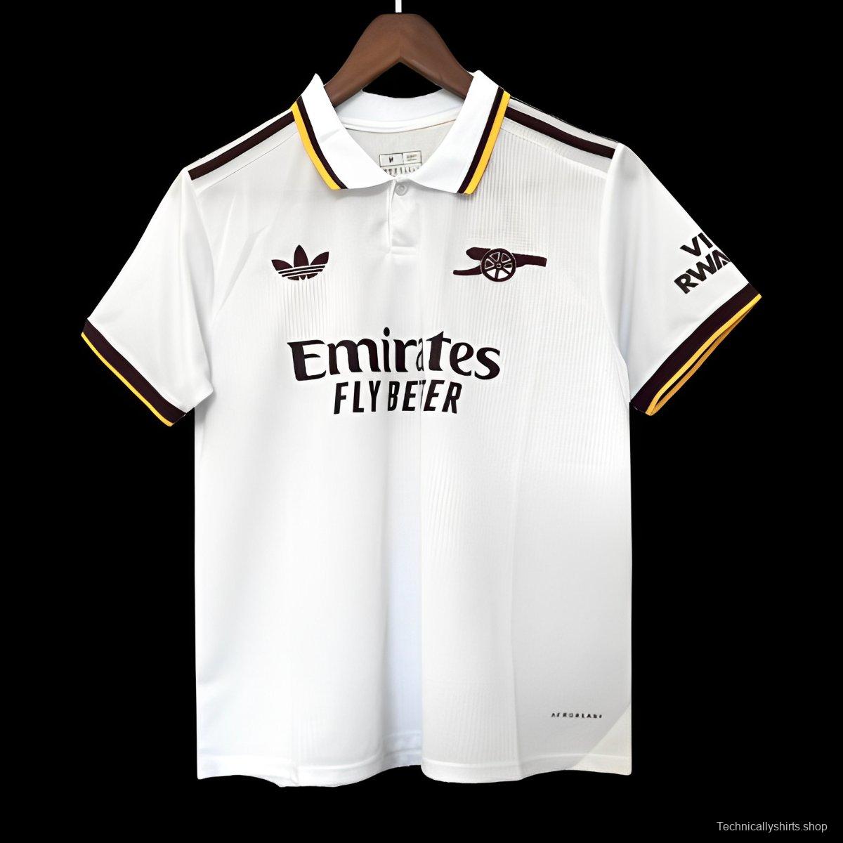 25/26 Arsenal Away White Jersey