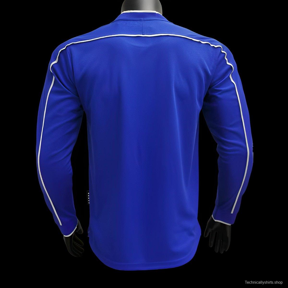 Retro 1998 Brazil Away Long Sleeve Jersey