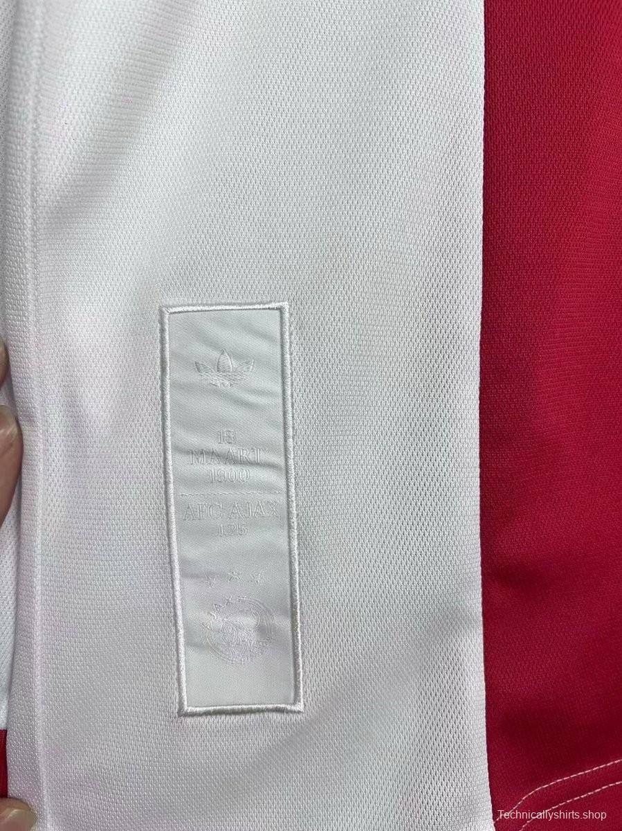 25/26 Ajax 125th Anniversary Long Sleeve Jersey