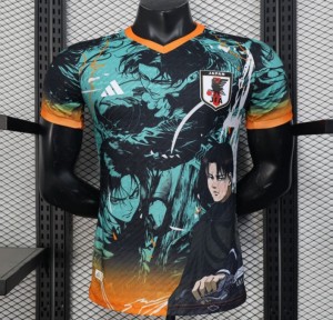 Player Version 2025 Japan Teal with Anime Warrior Jersey