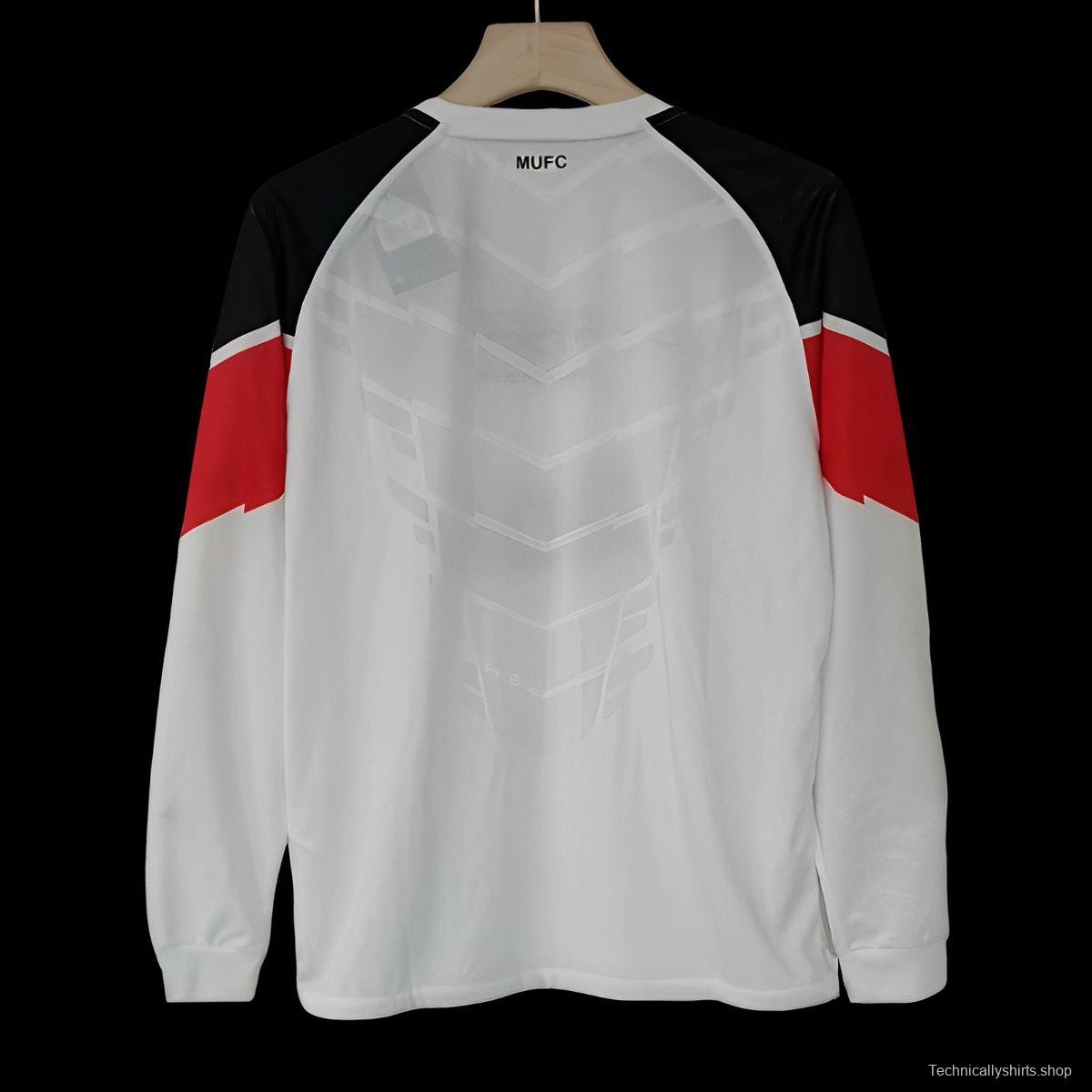 Retro 10/11 Manchester United Away Long Sleeve Champion League Jersey