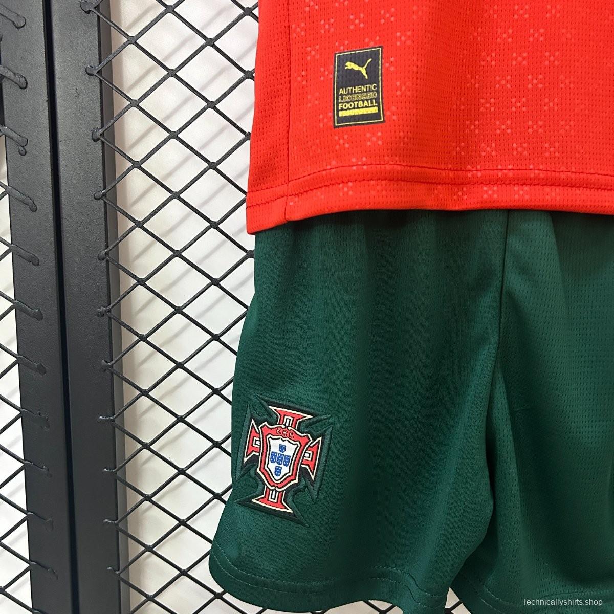2025 Kids Portugal Home Jersey