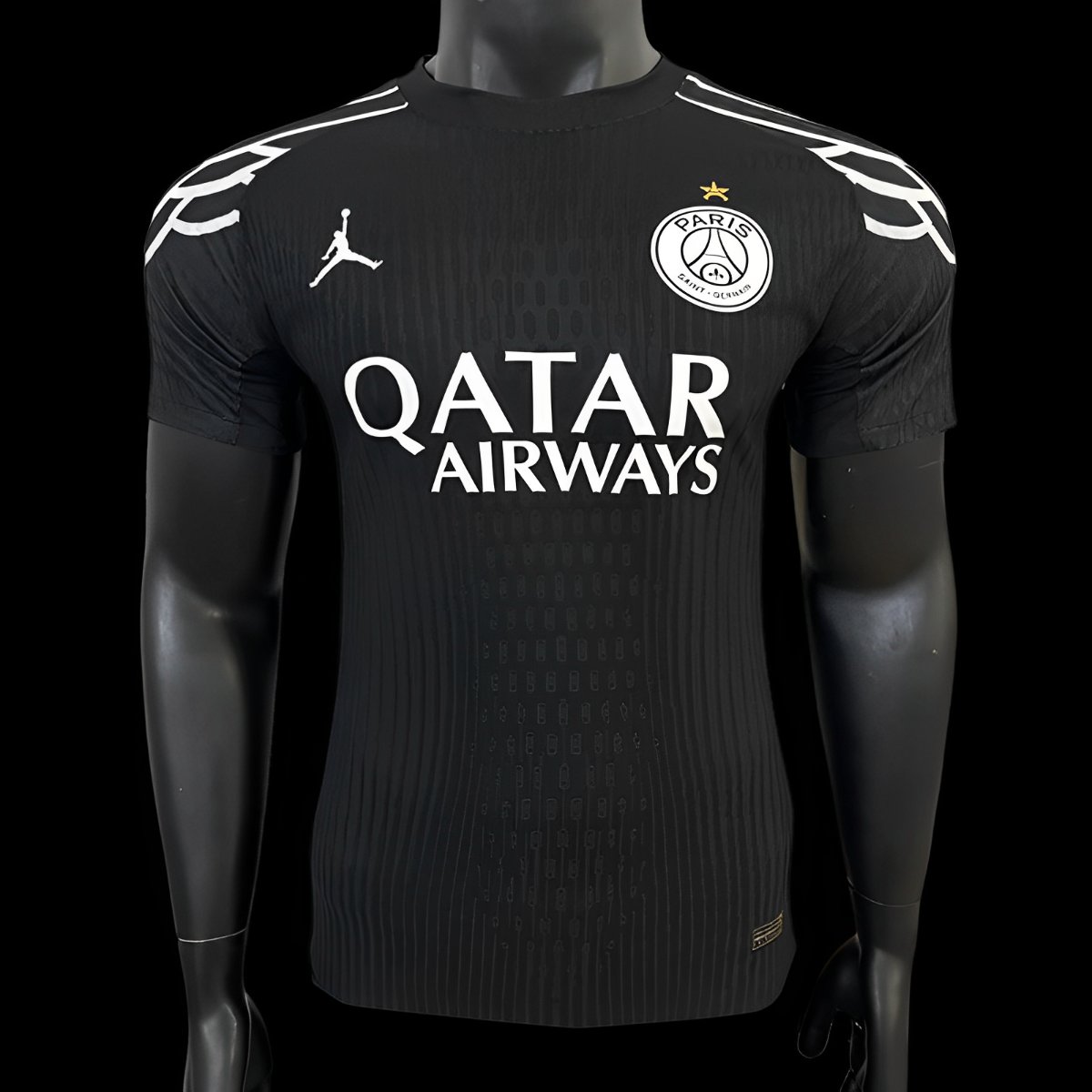 1 Star Player Version 25/26 PSG Black Champion Jersey