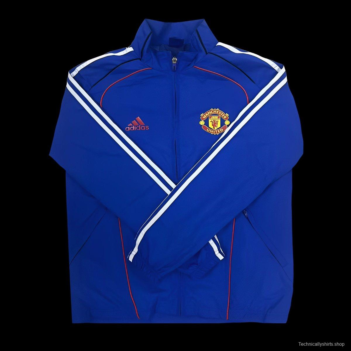 25/26 Manchester United Blue Windbreaker