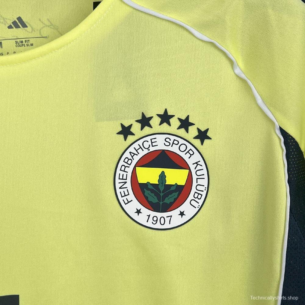 25/26 Fenerbahce Away Yellow Jersey