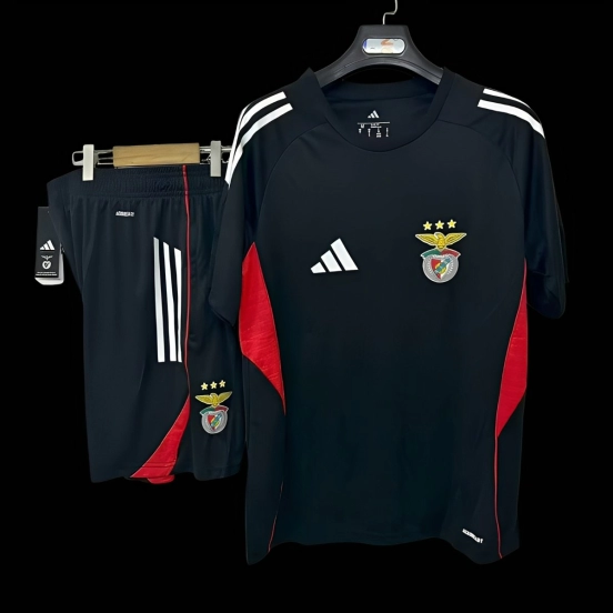 25/26 Benfica Black Training Jersey + Shorts