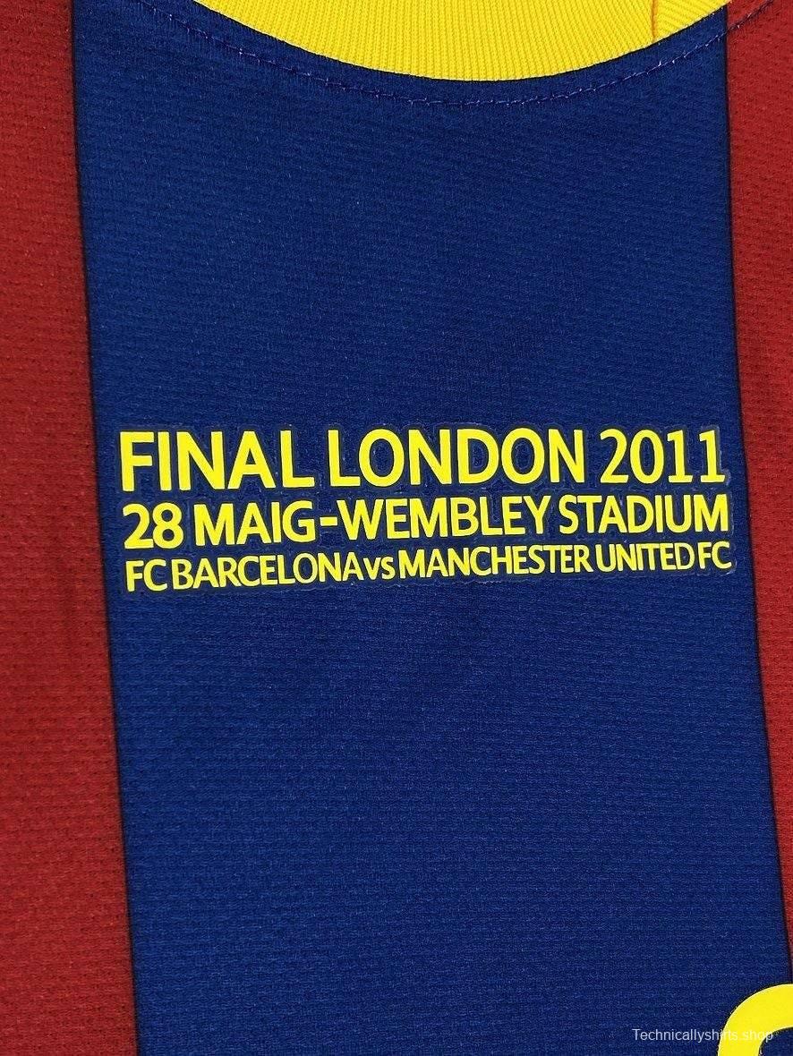 messi 10/11 ucl final signed