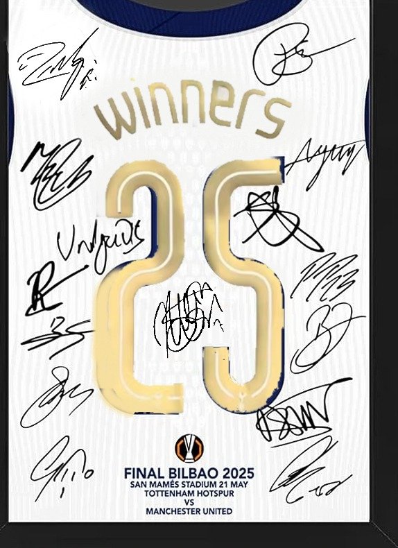 Tottenham Spurs 24/25 Signed Shirt Winners