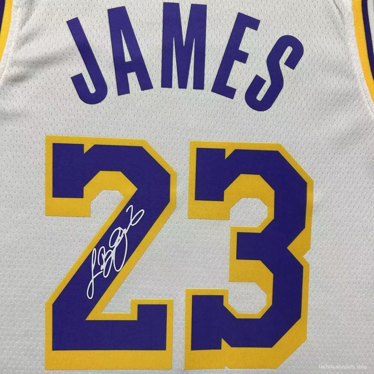 Lebron James 24/25 White NBA jersey