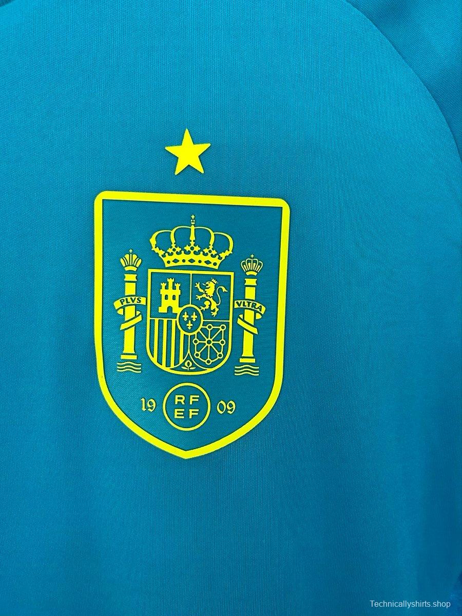 2026 Spain Blue Goalkeeper Jersey