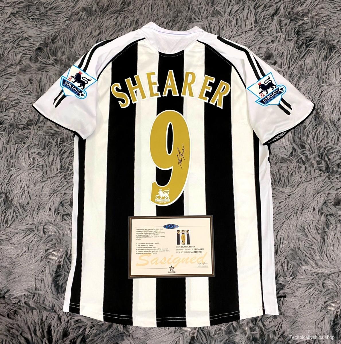 Alan Shearer 05/07 Gold Signed