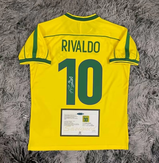 Rivaldo Signed Brazil