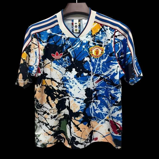 25/26 Adidas Manchester United Stone Roses Lifestyle Jersey