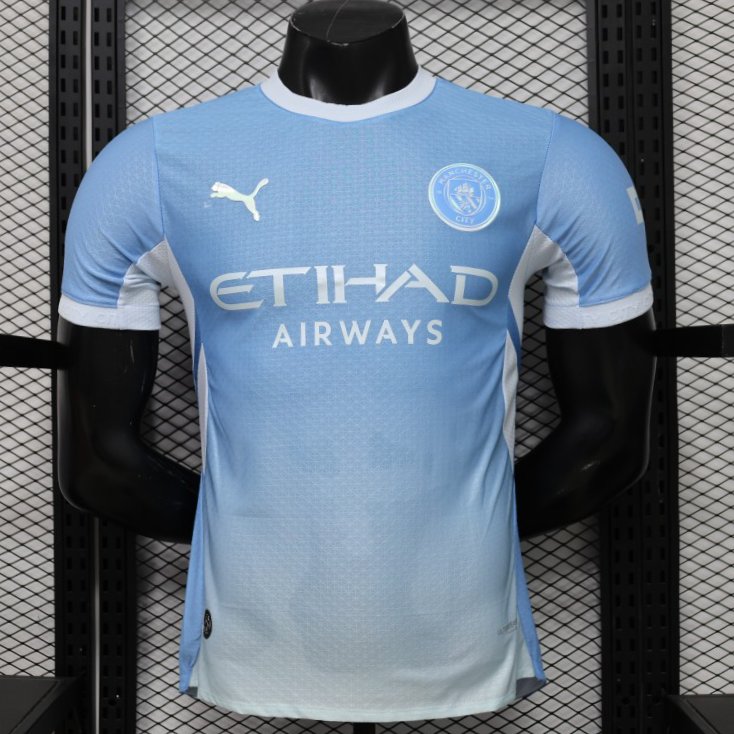 Player Version 26/27 Manchester City Sky Blue with White Side Panel Home Jersey