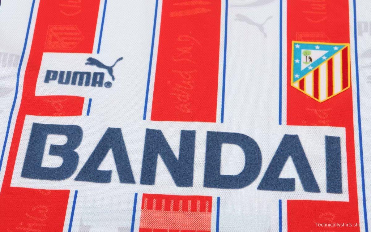 Retro 96/97 Kids Atletico Madrid Home Jersey