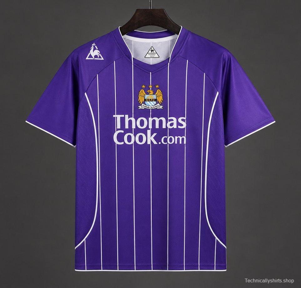 Retro 07/08 Manchester City Away Purple Jersey
