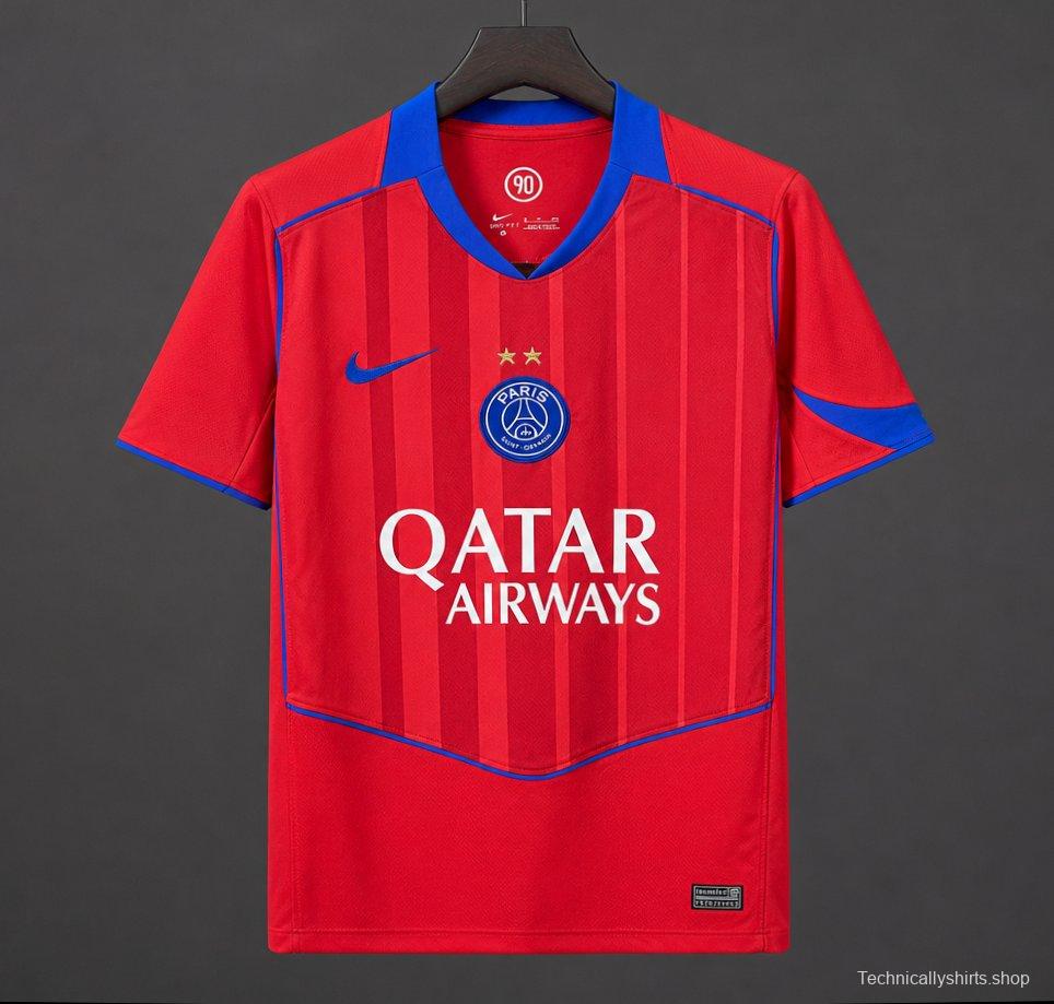 25/26 PSG/Paris Saint Germain Third Red Jersey