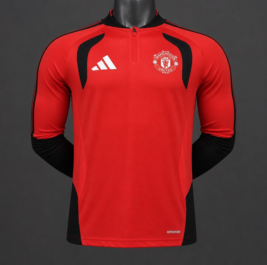 Player Version 26/27 Manchester United FC Long Sleeve Home Red Jersey