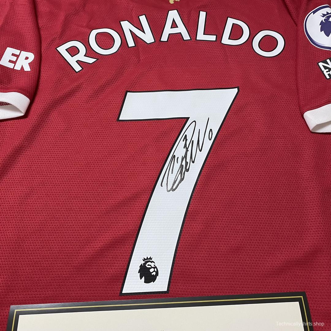 Cristiano Ronaldo EPL SIGNATURE Shirt/Jersey 21/22