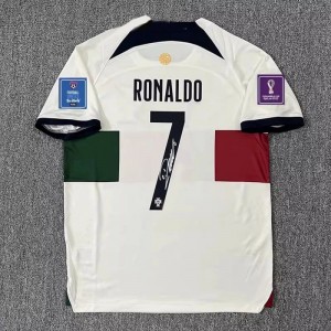 Ronaldo Away Portugal Mens Signature Shirt World Cup