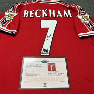 Beckham 98/99 Signature + COA