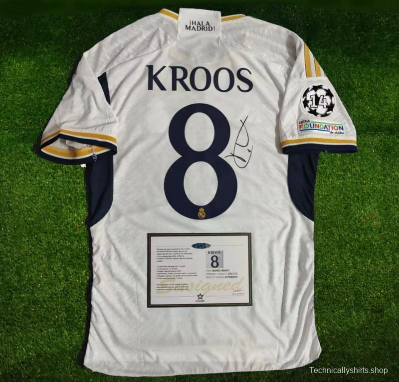 Toni Kroos Signed Shirt UCL FINAL Edition