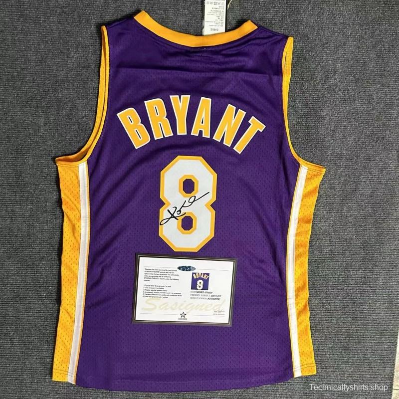 Kobe Bryant Signature Jersey #8