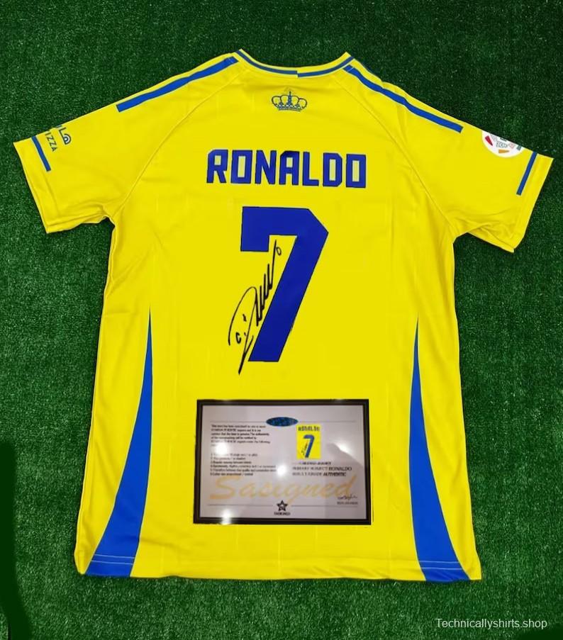 RONALDO AL NASSR 24/25 SIGNED HOME
