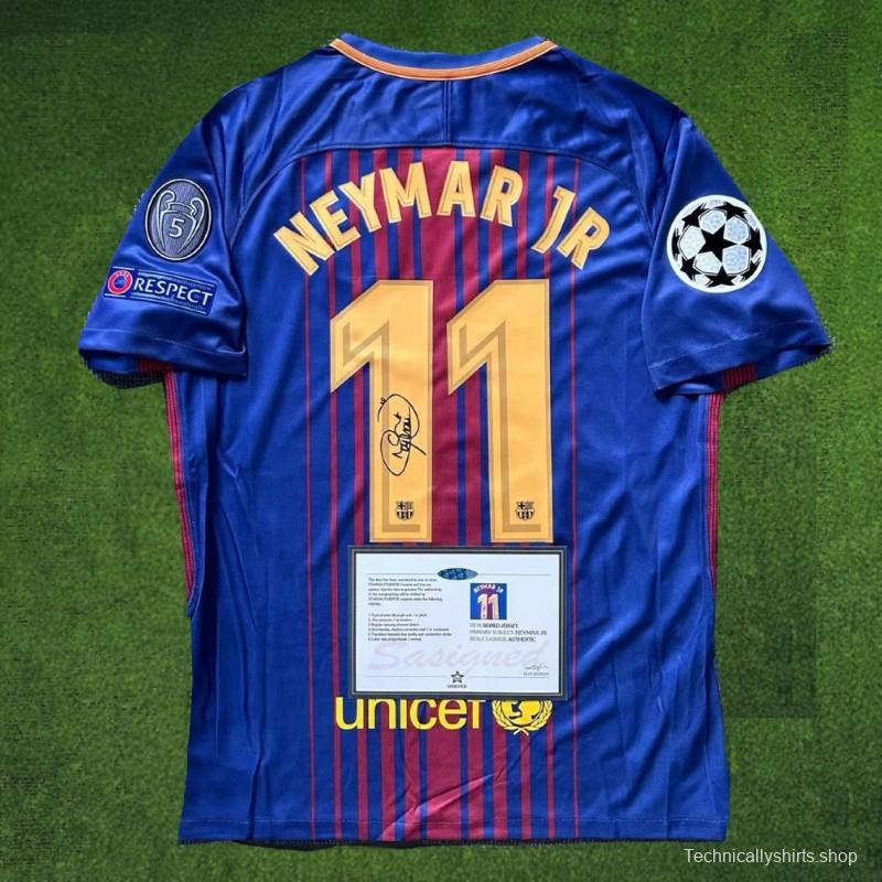 NEYMAR SIGNED 18/19 + COA